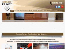 Tablet Screenshot of brightglaze.com